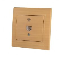 Розетка телефонная евро Lezard Mira 701-4747-137