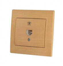 Розетка телефонная евро Lezard Mira 701-4747-137