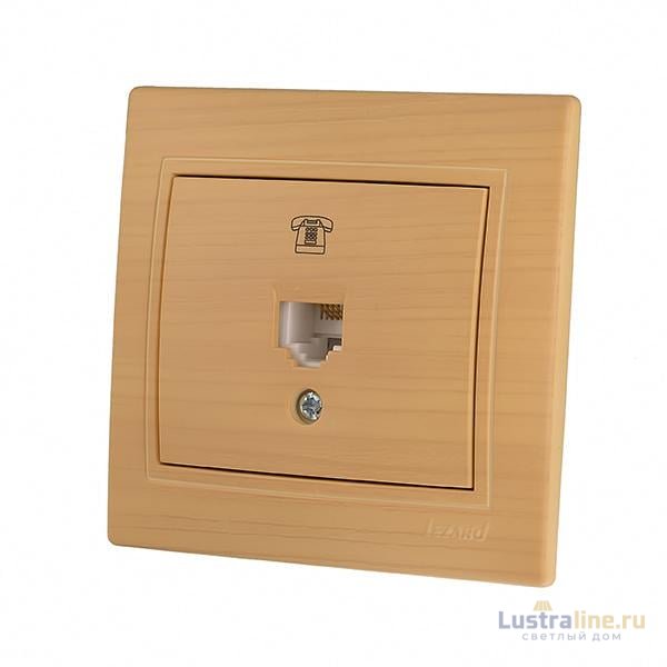 Розетка телефонная евро Lezard Mira 701-4747-137