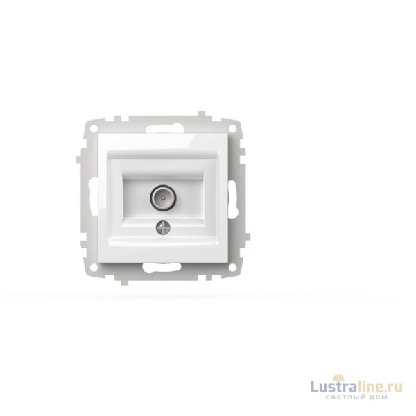 Розетка для TV с экраном (проходная) ELBI Zena Vega 609-015600-272