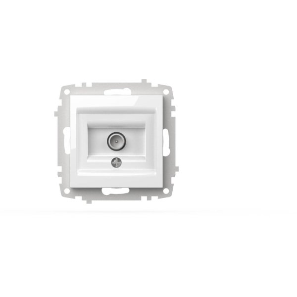 Розетка для TV с экраном (проходная) ELBI Zena Vega 609-015600-272