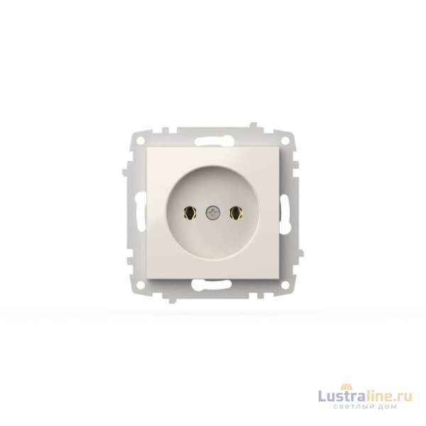 Розетка без заземления ELBI Zena Vega 609-010200-215