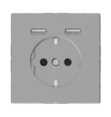 Розетка компьютерная USBx2 Schneider Electric Merten D-Life MTN2366-6036