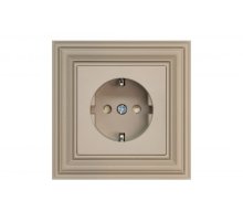 Розетка со шторками Liregus Retro 29-124
