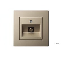 Розетка телевизионная (TV) F-разъем Liregus Epsilon 28-314