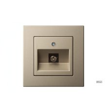 Розетка телевизионная (TV) F-разъем Liregus Epsilon 28-314