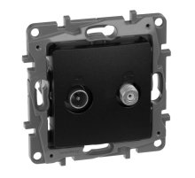 Розетка TV-SAT Legrand Etika антрацит 672657