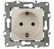 Розетка 2P+E Schuko со шторками Эра 12-2102-02 Б0014688