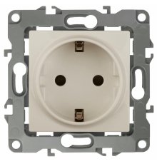 Розетка 2P+E Schuko со шторками Эра 12-2102-02 Б0014688