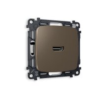 Комплект механизма розетки HDMI 2.0 40V/500mA 2.0GHz 5-18Gbit/s Ambrella Volt Omega MO644010