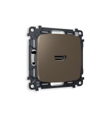 Комплект механизма розетки HDMI 2.0 40V/500mA 2.0GHz 5-18Gbit/s Ambrella Volt Omega MO644010