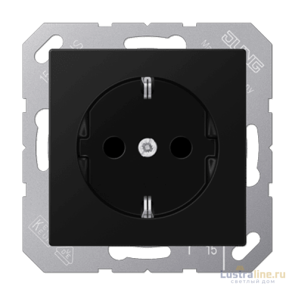 Розетка штепсельная Schuko Jung A1520BFKISWM