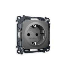 Комплект механизма розетки с/з cо шторками Ambrella Volt Omega MO657010
