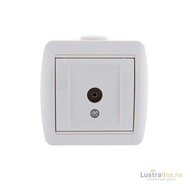 Розетка ТВ оконечная Lezard Nata 710-0200-130