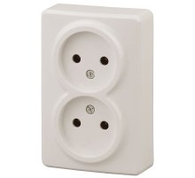 Розетка 2х2P Эра 11-2202-02 Б0020683
