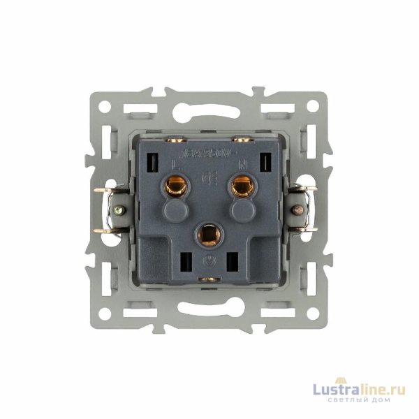 Механизм электрической розетки Arlight SCT-MEU1-PL-BK (250V, 16A) 043731