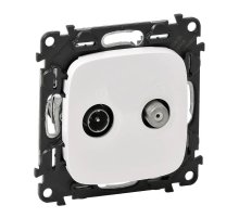 Розетка TV-SAT Legrand Valena Allure белая 753758