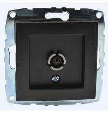 Розетка TV проходная Mono Electric Despina-Larissa графит 500-002005-137