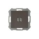 Розетка 2 usb Liregus Retro 29-016