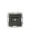 Розетка для TV с экраном (концевая) ELBI Zena Vega 609-011100-273