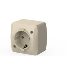 Розетка с заземлением ELBI Alsu 504-010300-217
