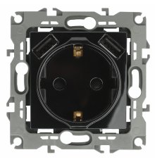 Розетка 2P+E со шторками и 2xUSB Эра 12-4109-06 Б0047845