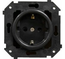 Розетка с заземляющим контактом Bironi Шедель B3-101-23