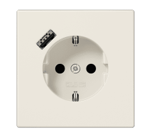 Розетка 2K+З USB Typ A Jung LS1520-18A