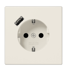 Розетка 2K+З USB Typ A Jung LS1520-18A