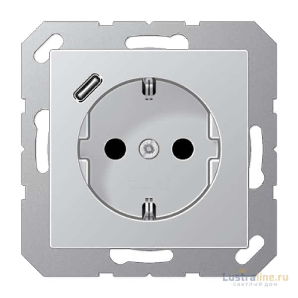 Розетка 2K+З USB Typ C Jung A1520-18CAL
