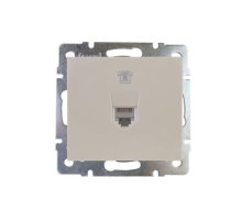 Розетка телефонная евро Lezard Rain 703-0388-137
