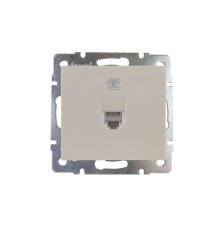 Розетка телефонная евро Lezard Rain 703-0388-137