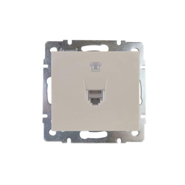 Розетка телефонная евро Lezard Rain 703-0388-137