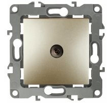 Розетка TV одиночная Эра 12-3101-04 Б0014708