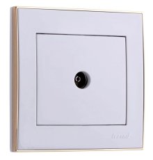 Розетка ТВ проходная Lezard Rain 703-0226-129