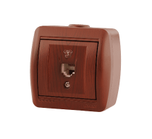 Розетка телефонная евро Lezard Nata 710-0600-137