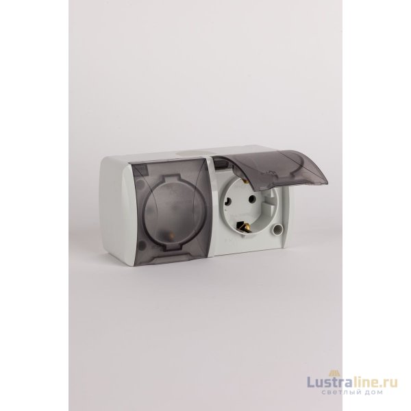 Розетка с заземлением ELBI Eva 554-011500-938