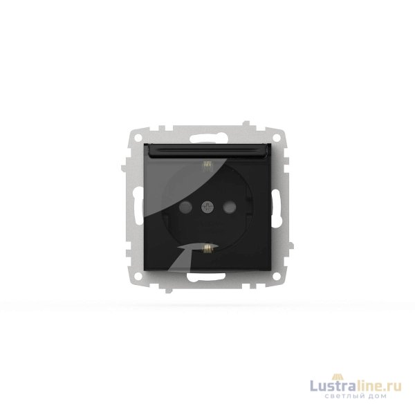 Розетка с крышкой, заземлением и защитой от детей ELBI Zena Vega 609-014800-219 Розетка с крышкой, заземлением и защитой от детей ELBI Zena Vega 609-014800-219