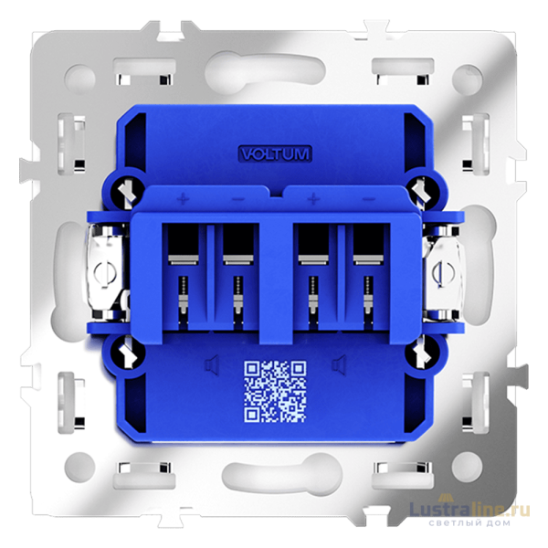 Розетка акустическая Voltum S70 VLS060301