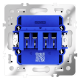Розетка акустическая Voltum S70 VLS060301