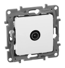 Розетка TV Звезда Legrand Etika белая 672251