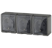 Розетка 3х2P+E Эра 11-2405-03 Б0020721