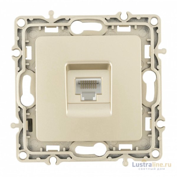 Розетка RJ45 Arte Milano 217.45-1.shampan