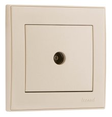 Розетка ТВ проходная Lezard Rain 703-3030-129