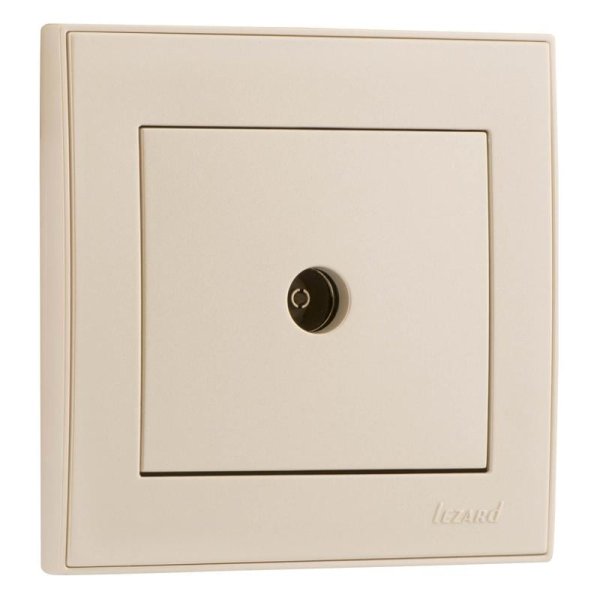 Розетка ТВ проходная Lezard Rain 703-3030-129