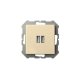 Розетка USB двойная для зарядки умная 5V(3,4А) Liregus Epsilon 28-0712