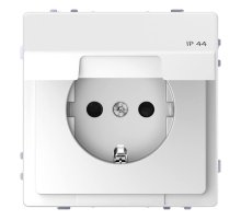 Розетка Schneider Electric Merten D-Life 16A с/з и крышкой MTN2314-6035