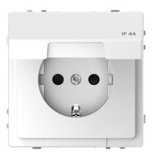 Розетка Schneider Electric Merten D-Life 16A с/з и крышкой MTN2314-6035