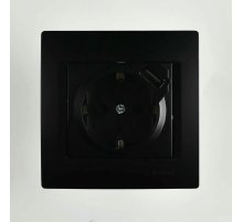 Розетка с/з + USB Lezard Karina 707-4288-181