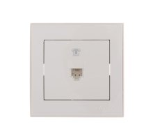 Розетка телефонная евро Lezard Rain 703-0202-137